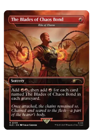 Rechtstreeks Van De Fabrikant MTG : Secret Lair God of War 01