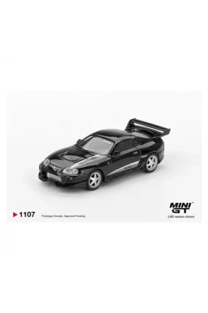 MINI GT TOYOTA SUPRA MK4 (A80) VEILSIDE COMBAT V-II BLACK 2011 with Blister 1/64 Miniatuur Alleen Vandaag