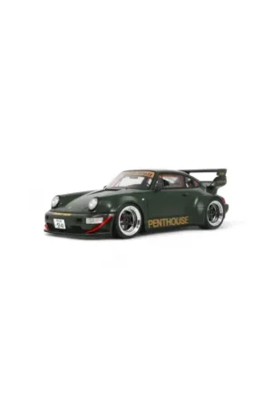 Snelle Levering Gt spirit gt559 rwb penthouse kaki green 2008 1/18 Miniatuur
