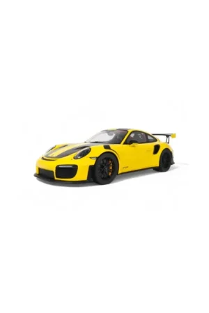 Rechtstreeks Van De Fabrikant Gt spirit gt535 porsche 911 [991.2] gt2 rs racing yellow 2018 1/12 Miniatuur