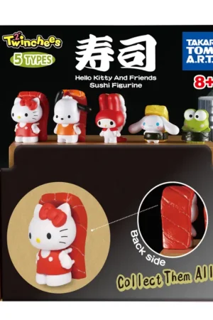 Lage Kosten Twinchees Hello Kitty & Friends I Love Sushi - W5 Asst 25pcs