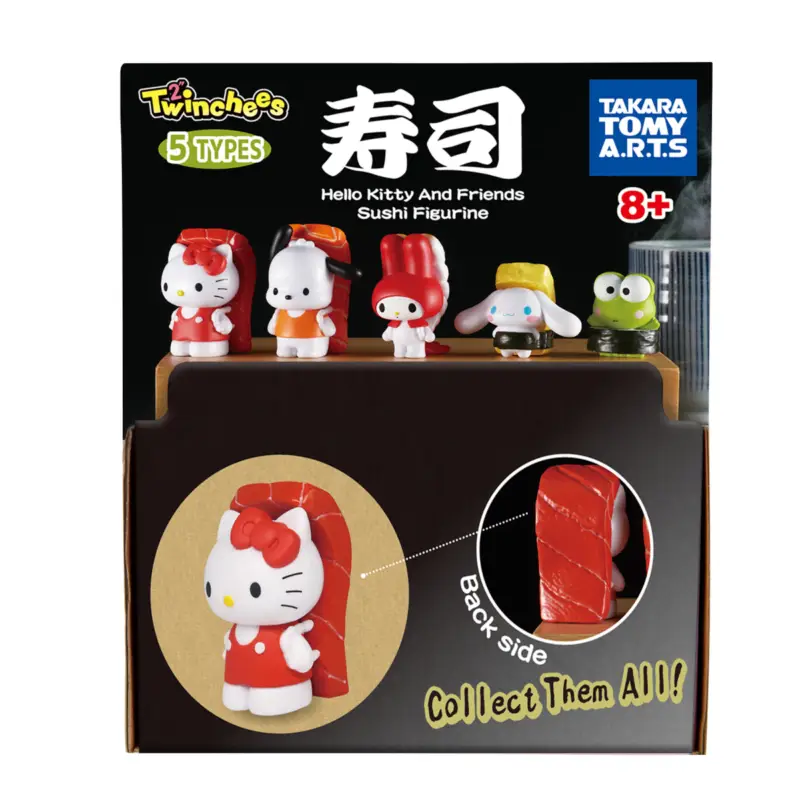Lage Kosten Twinchees Hello Kitty & Friends I Love Sushi - W5 Asst 25pcs