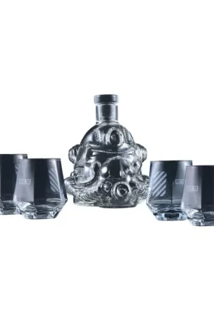 Fallout carafe with 4 T-51 glasses Populair