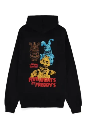 Five Nights at Freddy's Zipper Hoodie Can You Survive (M) Korting