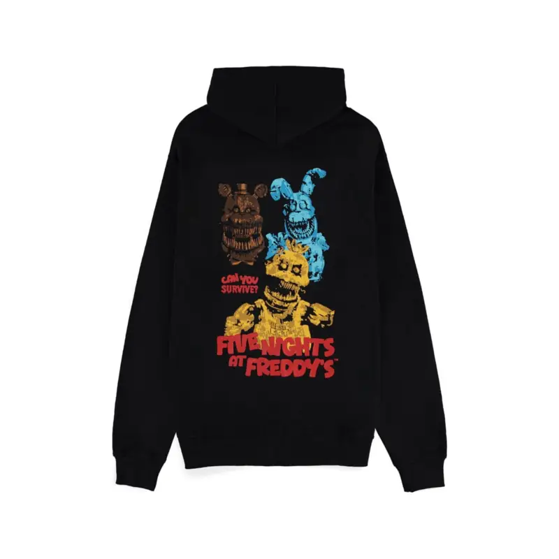 Five Nights at Freddy's Zipper Hoodie Can You Survive (M) Korting