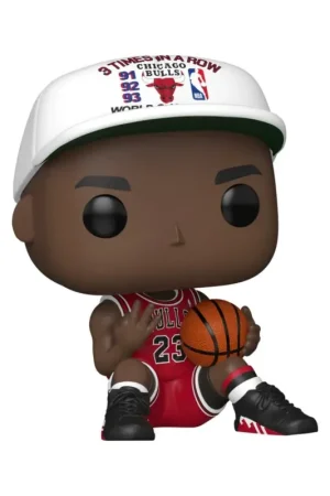 Shop Nu NBA Legends POP! Sports Vinyl Figure Chicago Bulls: Michael Jordan 3 Times in a Row 9 cm