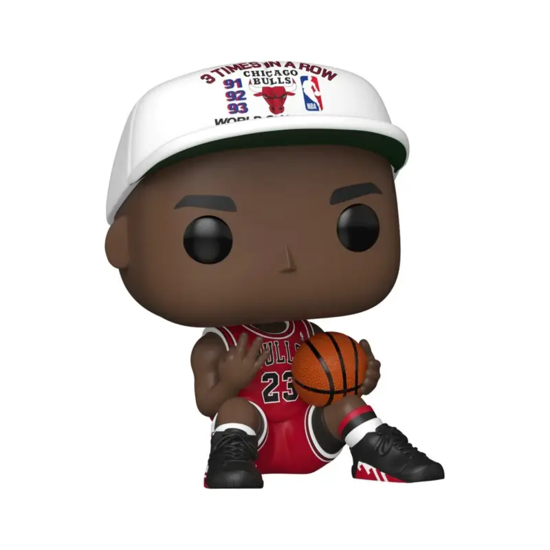 Shop Nu NBA Legends POP! Sports Vinyl Figure Chicago Bulls: Michael Jordan 3 Times in a Row 9 cm