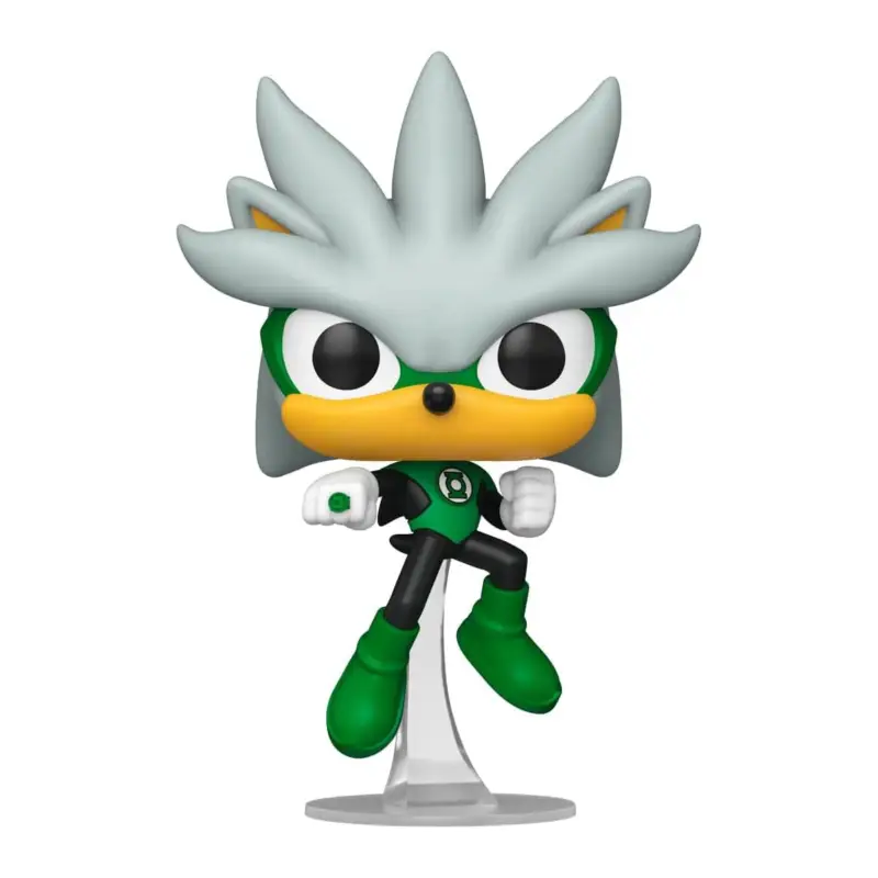 Speciale Aanbieding DC's Justice League and Sonic the Hedgehog POP! Movies Vinyl figures Silver/GL 9 cm Pop figur