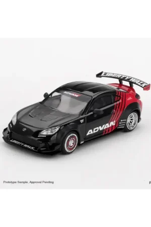 Mini gt toyota gr86 lb nation advan black 2025 1/64 Miniatuur Korting