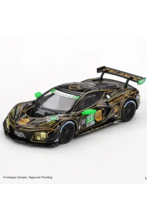 Flitsaanbieding Mini gt chevrolet corvette z06 gt3.r 13 awa daytona 24 hrs 2025 1/64 Miniatuur
