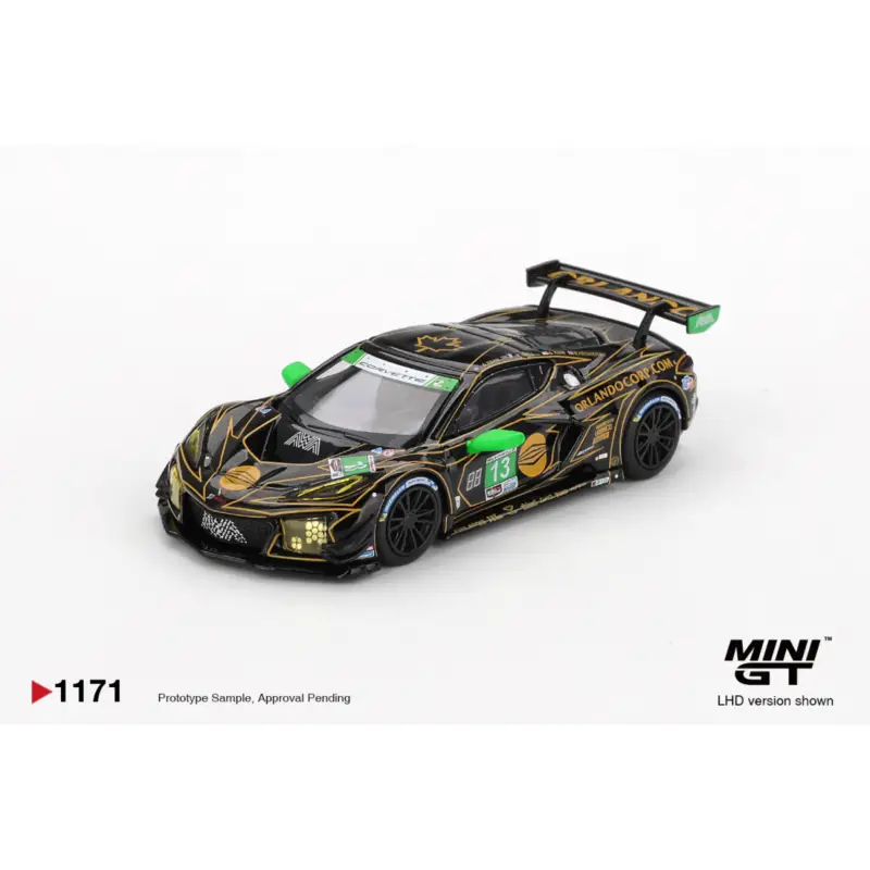 Flitsaanbieding Mini gt chevrolet corvette z06 gt3.r 13 awa daytona 24 hrs 2025 1/64 Miniatuur