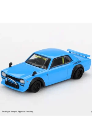 Mini gt nissan hakosuka baby blue nissan lb works hakosuka 2015 1/64 Miniatuur Hete Deal