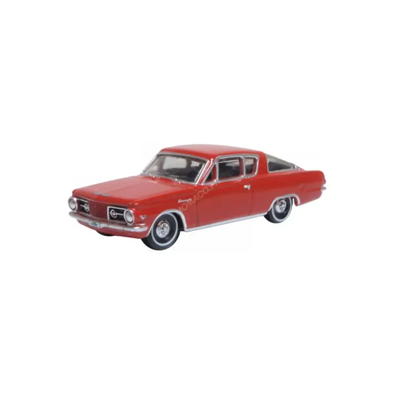Plymouth barracuda 1965 medium red Miniatuur Meest Verkocht