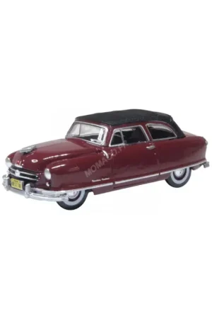 Bestel Nu Nash rambler custom convertible pram (open) 1950 sunset maroon Miniatuur