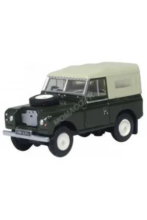 Land rover serie iia swb canvas bronze/green Miniatuur Dagaanbieding