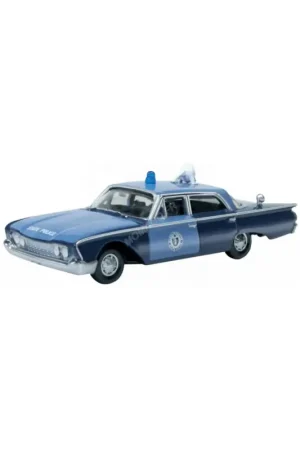 Ford fairlane sedan massachusetts state police radar car 1 1960 Miniatuur Rechtstreeks Van De Fabrikant