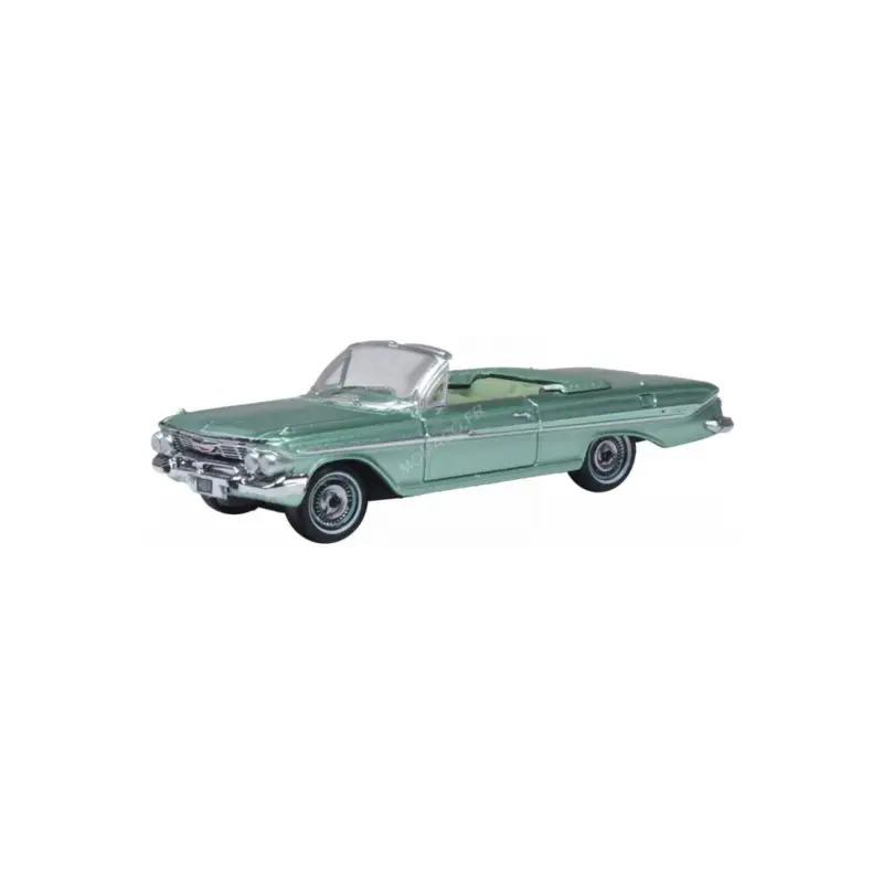Chevrolet impala convertible 1961 arbor green Miniatuur Hete Deal
