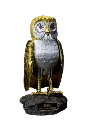 Bestel Nu Clash of the Titans Ray Harryhausen Bubo Gold Patina Deluxe Edition Statue, 34 cm Figuurtje