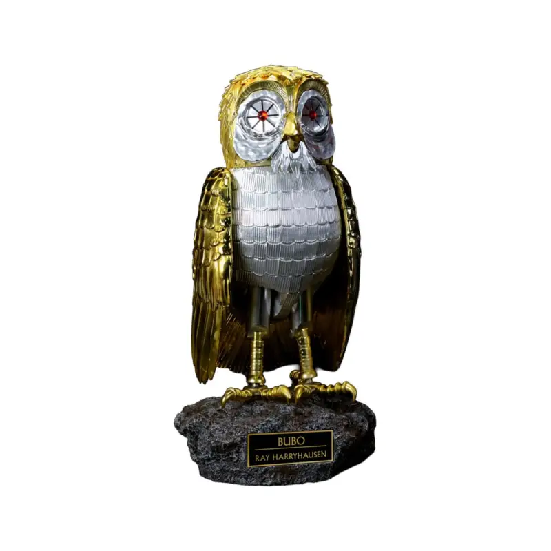 Bestel Nu Clash of the Titans Ray Harryhausen Bubo Gold Patina Deluxe Edition Statue, 34 cm Figuurtje
