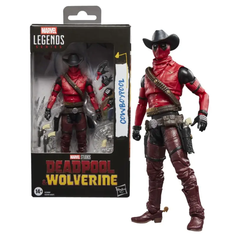 Direct Beschikbaar DEADPOOL & WOLVERINE - Cowboypool - Legends Series Figure 15cm Figuurtje