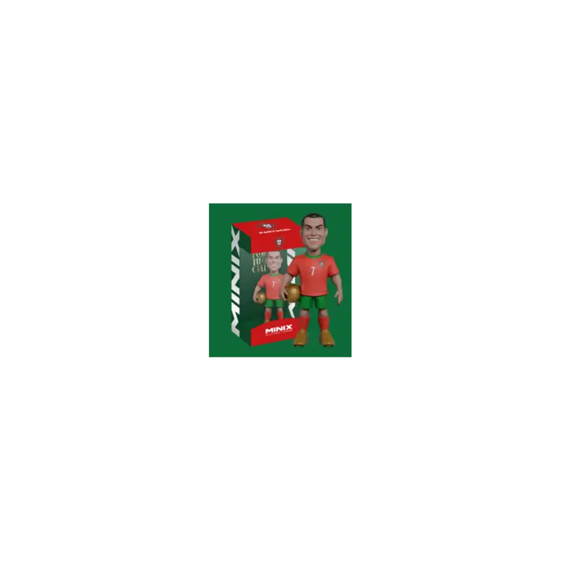 Laatste Kans PORTUGAL - Ronaldo - Minix World Cup Figure 12cm Figuurtje
