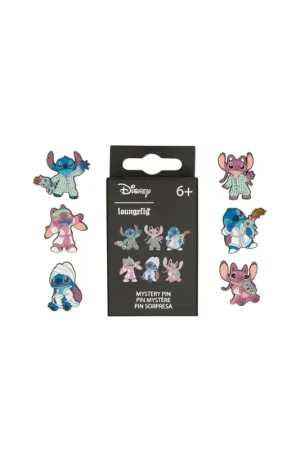 Disney Mystery Box Pins Stitch And Angel Asst 12pcs Gereduceerde Prijs
