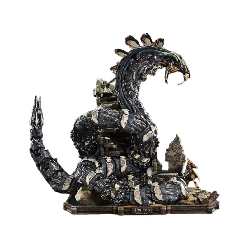 Populair Horizon Forbidden West statuette Ultimate Diorama Masterline Series Aloy vs. The Slitherfang 82 cm