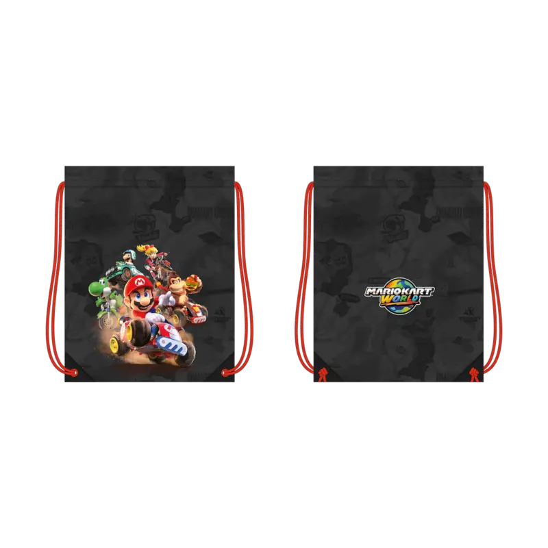 Beperkte Voorraad MARIO KART WORLD - Gym Bag "46x35cm"