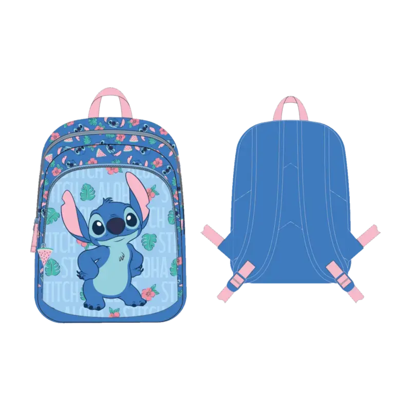 STITCH - Watermelon - 2 Compartment Backpack '38x28x16cm' Meest Verkocht