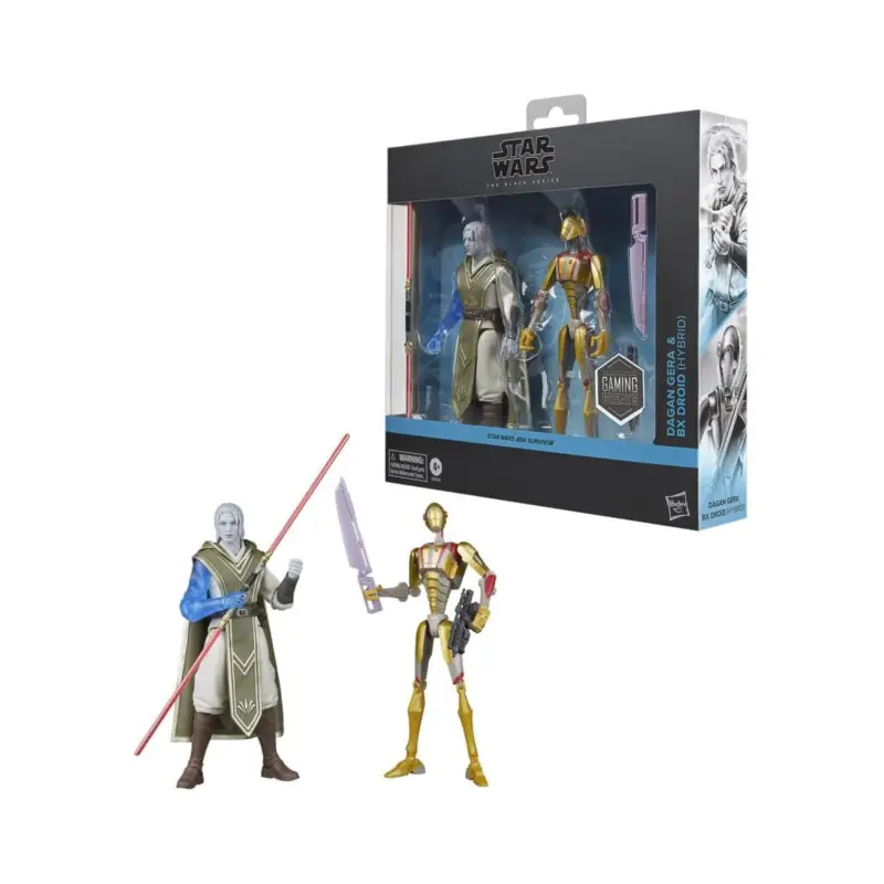 STAR WARS JEDI SURVIVOR - Dagan Gera & BX Droid - Black Series 15cm Figuurtje Favoriet