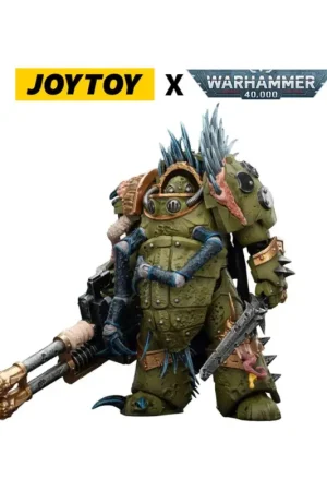Warhammer 40,000 Figure Death Guard Blightlord Terminator 1 with Reaper Autocannon and Bubotic Blades 14 cm Hoge Kwaliteit