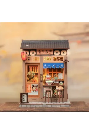 MINIATURE HOUSE - DIY - Morita-Ya - 240 pieces + LED Lighting Koopje