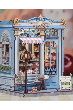 Alleen Vandaag MINIATURE HOUSE - DIY - Sweet Marie - 242 pieces + LED Lighting