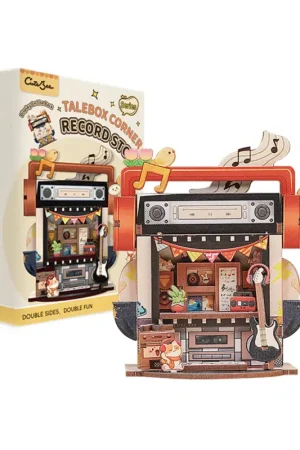 Weekendaanbieding TALEBOX CORNER - Mini House Kit - Record Store - 52pc