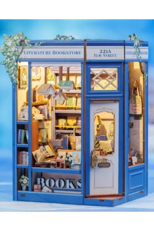 BOOK NOOK KIT - DIY - Literary Bookstore - 186 pieces + LED Lighting Rechtstreeks Van De Fabrikant