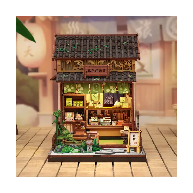 MINIATURE HOUSE - DIY- Kanmi-Dokoro Kurihara - 227pc + LED lighting Must-Have