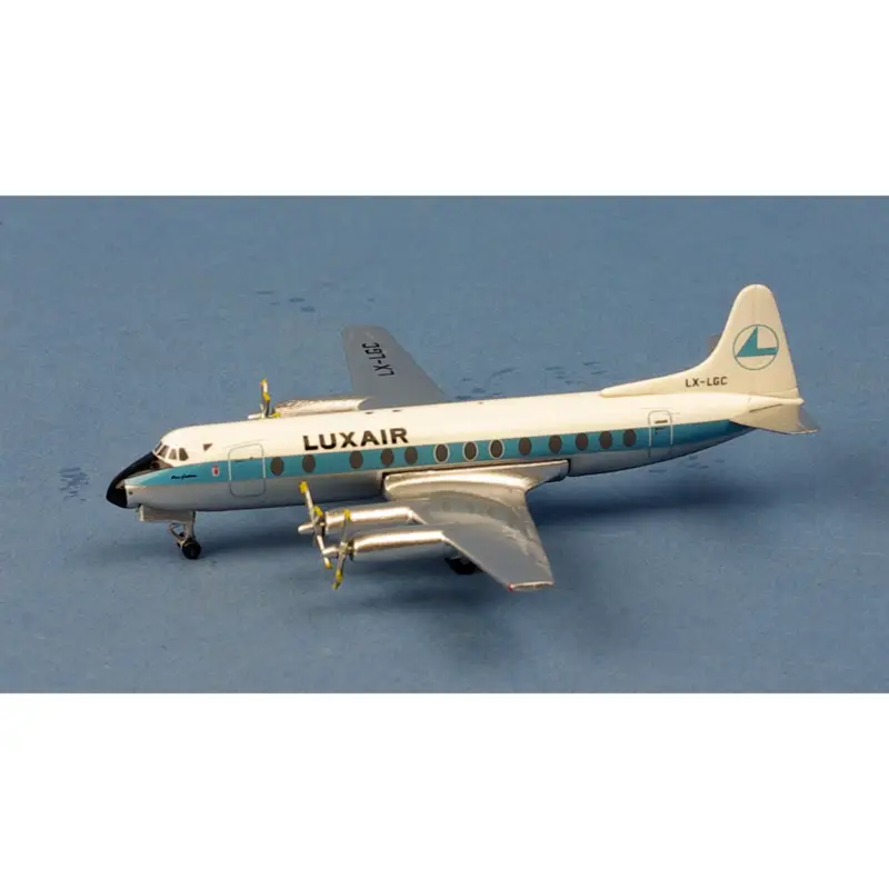Luxair Vickers Viscount 800 LX-LGC Miniatuur Gecertificeerd