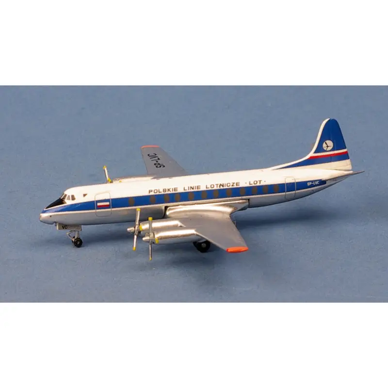 Snelle Levering LOT Polish Vickers Viscount 800 SP-LVG Miniatuur