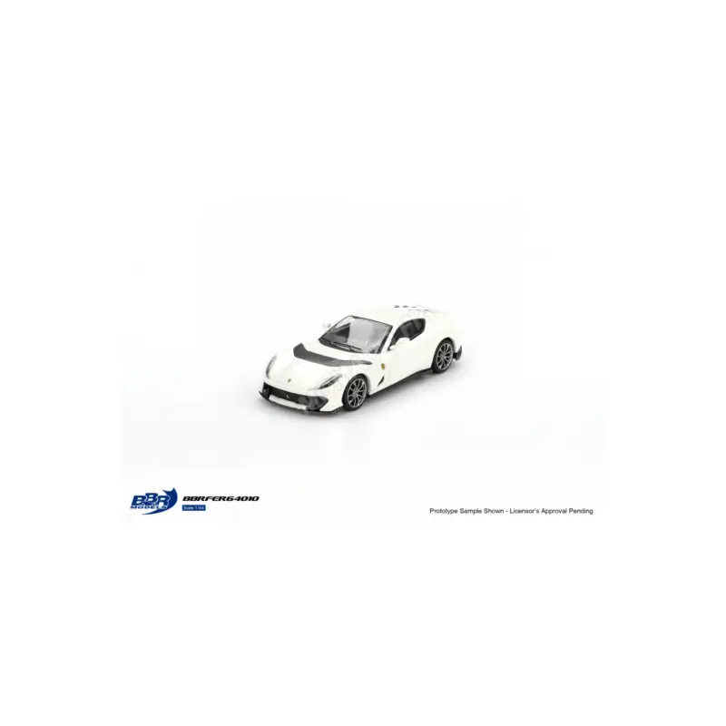 Ferrari 812 competizione 2024 white “bianco avus” Miniatuur Must-Have