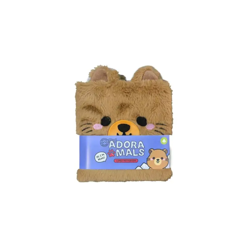 Koop Online KAWAII - Adoramals Mimi the Marmot - Premium Plush Notebook