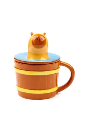 KAWAII - Duke the Capybara - Mug + 3D Lid 350ml Beperkte Voorraad