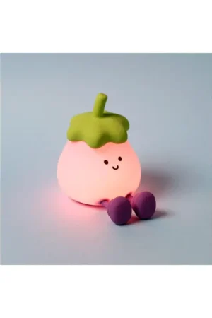 KAWAII - Aubergine - Rechargeable Lamp & Phone Holder 13cm Favoriet