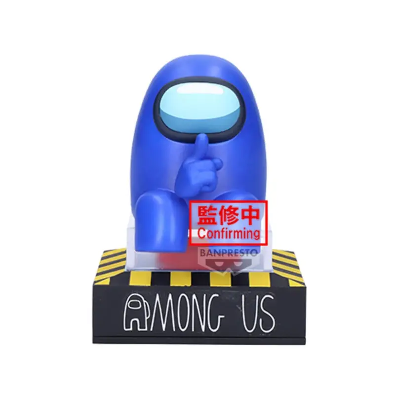 AMONG US - Blue - Monitor Top Figz Figure 10cm Figuurtje Nieuw