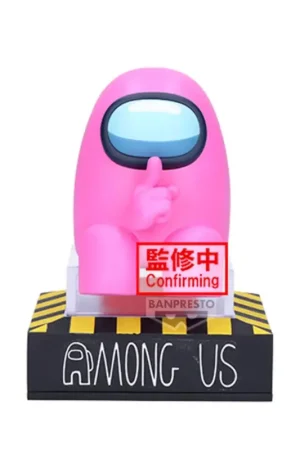 AMONG US - Pink - Monitor Top Figz Figure 10cm Figuurtje Beperkt Aanbod