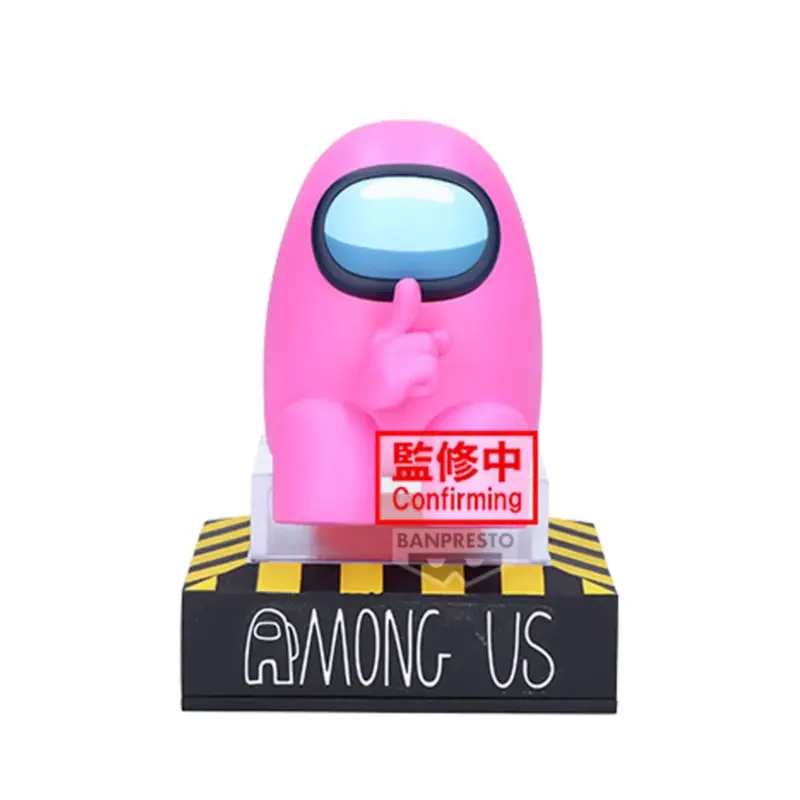 AMONG US - Pink - Monitor Top Figz Figure 10cm Figuurtje Beperkt Aanbod