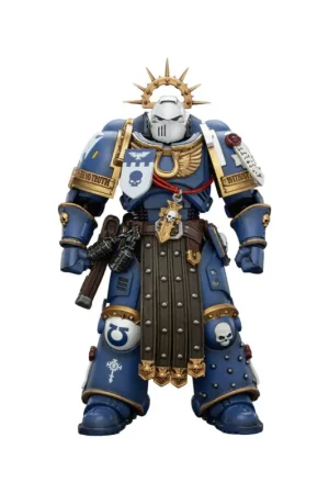 Warhammer 40,000 Ultramarines Torvald with Power Sword, Stormshield and Bolt Pistol Figure 13 cm Merkproduct