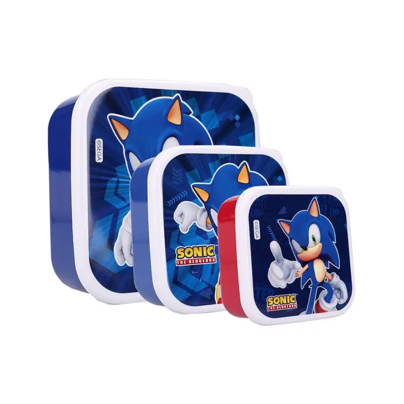 Speciale Aanbieding Sonic the Hedgehog 3-pack of Sonic Fresh Bites snack boxes