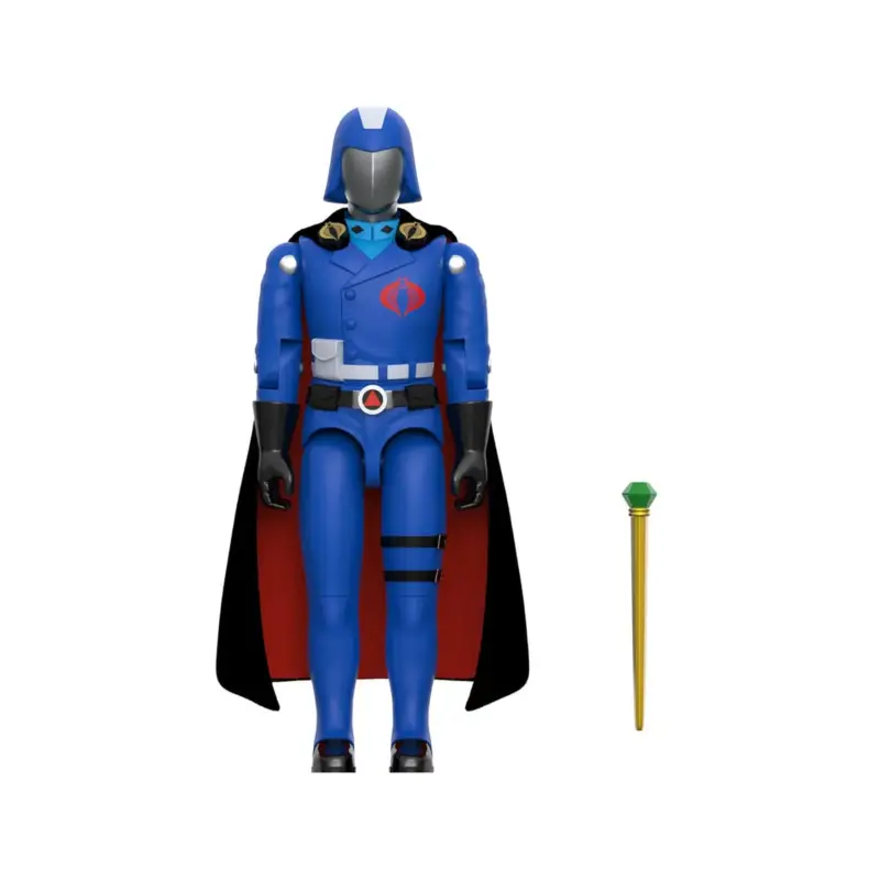 GI Joe Wave 6 ReAction+ Cobra Commander figure (Movie, Black Cape) 10 cm Figuurtje Gratis Retour