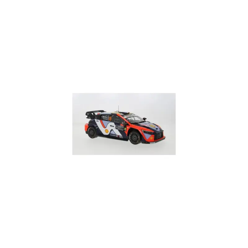 Hyundai i20 n rally 1 16 fourmaux/coria wrc rally monte carlo 2025 Miniatuur Betrouwbaar