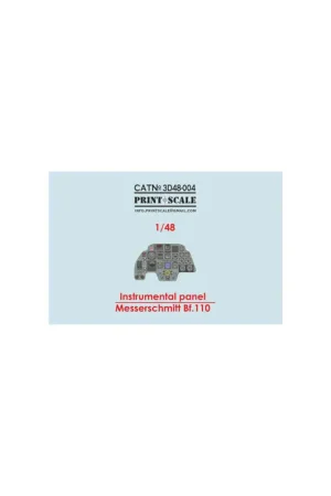 Exclusieve Aanbieding Instrument panel Messerschmitt Bf-110